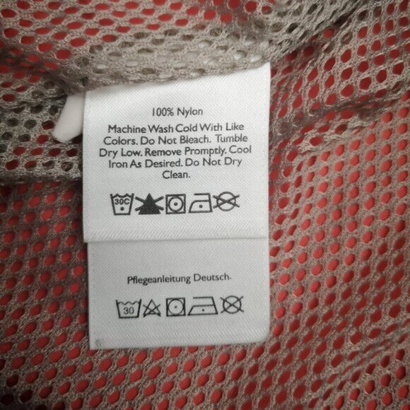 Eddie Bauer Ladies Size Large Salmon Lightweight Lined Button Front Jacket - Picture 4 of 6